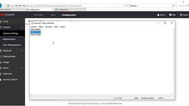 (02)-Configurando dois ou mais DS-KB8113-IME1 para chamar na mesma tela. смотреть онлайн