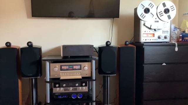 Akai 635D - Accuphase E650 vs B&W 805D3 speakers смотреть онлайн