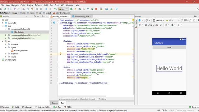 Different Type Of Layouts in Android | Android Tutorials in Telugu | Programming in Telugu #3 смотреть онлайн