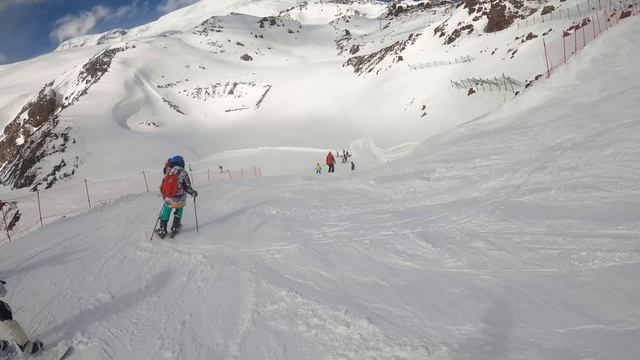 Эльбрус март 2023. Сноуборд смотреть онлайн