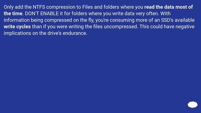 What if I checked the box "Compress this drive to save disk space" on an SSD? смотреть онлайн