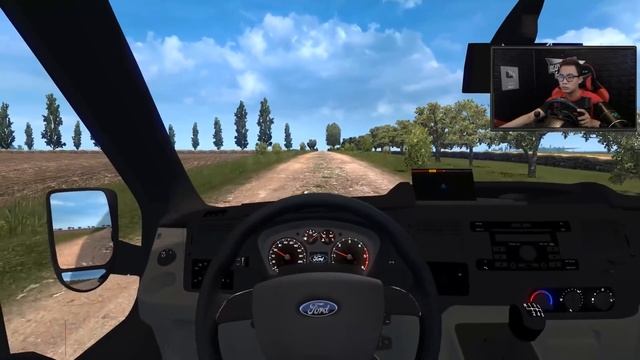 Chuyến Xe 16 Chỗ "Ford Transit" Trên Đường Quê | ETS2 смотреть онлайн