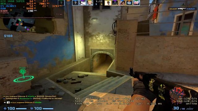 CS:GO : GTX 1660 SUPER + XEON 2630V3 (unlock) : FACEIT смотреть онлайн