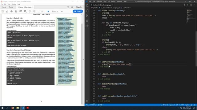 Python - 8 - Dictionaries Exercises смотреть онлайн