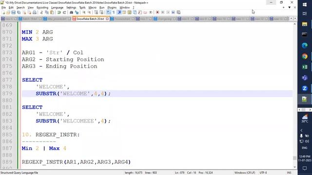 SQL: INSTR Function смотреть онлайн