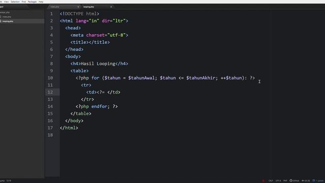 Cara Mudah Menggunakan Form, For Loop, dan If di PHP смотреть онлайн