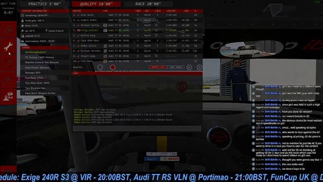 Victorious at VIR? Most likely not, but let's try! (LIVE AC SRS Ranked Racing, Season 10 Round 5/6) смотреть онлайн