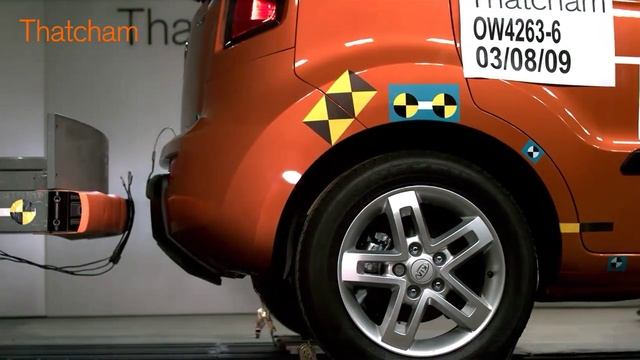 Thatcham - Kia Soul - Rear impact - Poor rating смотреть онлайн