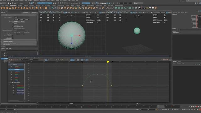 Maya Tutorial: How to create your first animation (Simple Ball Bounce) смотреть онлайн