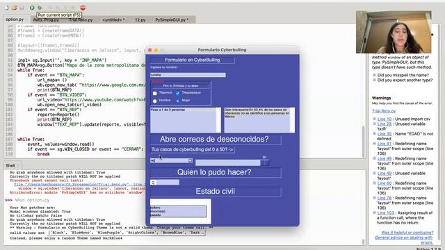 Evidencia 2. Interfaz Gráfica en PySimpleGUI смотреть онлайн
