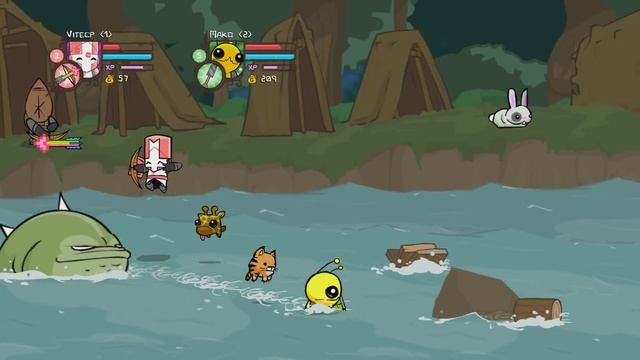 Castle Crashers - Прохождение игры #2 | Любовь и Магия смотреть онлайн