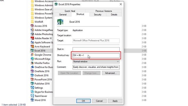 How to Open Excel Using Shortcut Key || How to Set Any Keyboard Shortcut For Open Excel смотреть онлайн