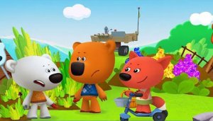 Детский уголок / Kids'Corner Ми Ми Мишки. Кеша и Тучка - Огородники. Игровой мультик от Мимимишек