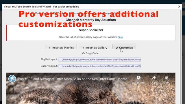 Embed a YouTube video, gallery, or livestream in WPBakery using EmbedPlus' YouTube WordPress plugin смотреть онлайн