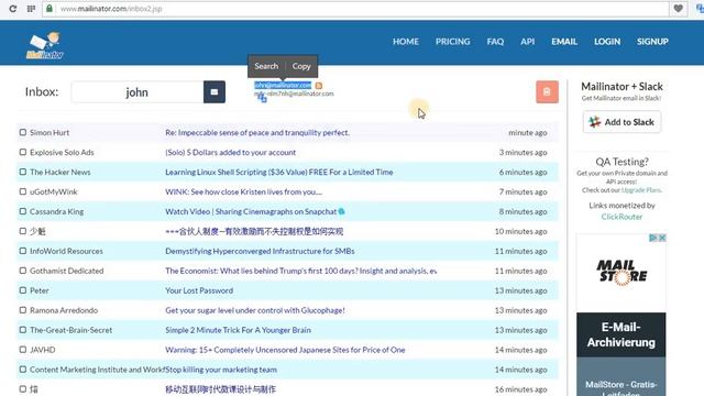 Temporary Email Address смотреть онлайн