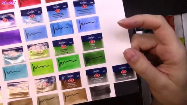 Обзор на акварель Ладога (Ladoga) -41 цвет. смотреть онлайн