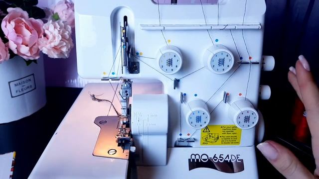 ОБЗОР ШВЕЙНОЙ МАШИНКИ | ОВЕРЛОК JUKI MO654DE смотреть онлайн