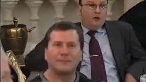 Попов поздравляет с юбилеем Кумарина