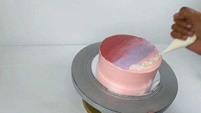 Minimalist Korean cake | birthday cake korean style | korean birthday cake decoration смотреть онлайн