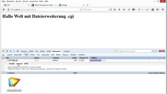 CGI-Programmierung mit Perl Tutorial: Trailer |video2brain.com смотреть онлайн