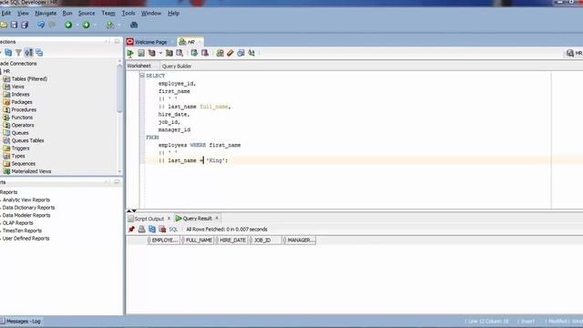 [10] Oracle SQL - Where Clause - LIKE смотреть онлайн