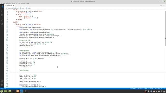 Three.js 1 урок смотреть онлайн