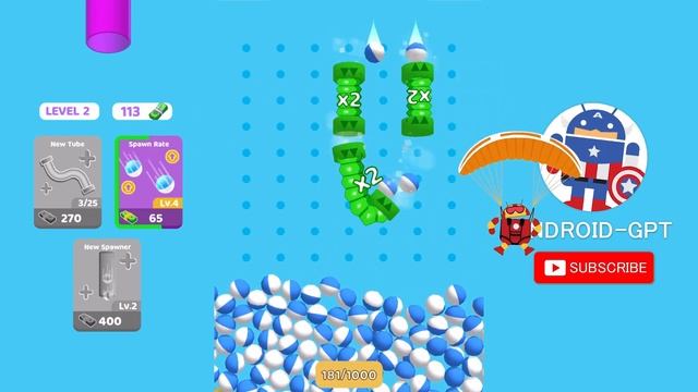 Free Idle Games - TUBE FLOW (Balls & Pop Tubes ASMR) смотреть онлайн
