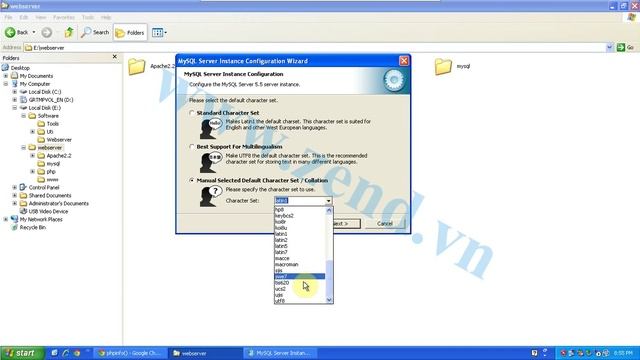 Cài đặt Webserver (Apache 2.2.x - PHP 5.3.x - MySQL 5.x...) - bài 1 - phần 4 смотреть онлайн
