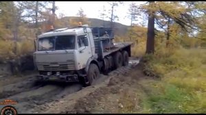 По Бездорожью крайнего севера, зимник.