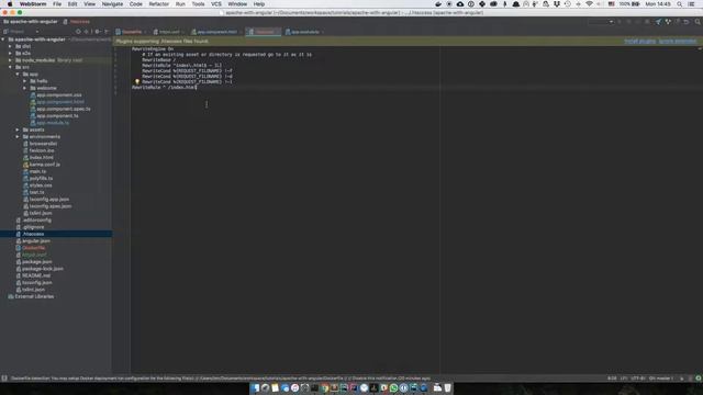 Apache2 with Angular2 inside Docker смотреть онлайн