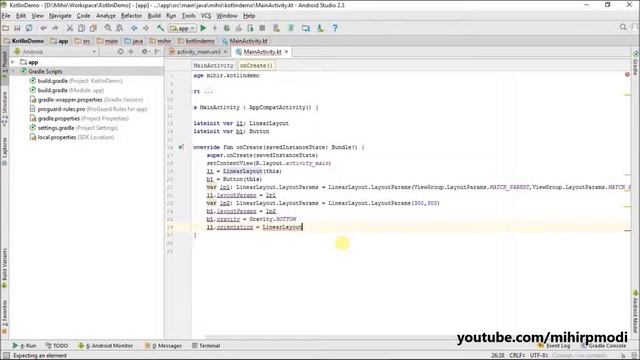 #5 Kotlin Android Tutorial | Linearlayout Dynamically смотреть онлайн