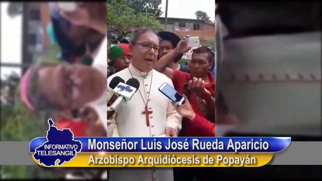 Monseñor Luis José Rueda Aparicio marchó junto a la minga indígena en el Cauca смотреть онлайн