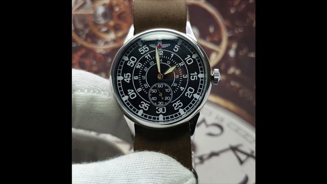 Vintage Watch Pilot Sturmanskie Aviation USSR смотреть онлайн