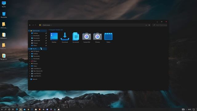 Windows 10 Dark Theme || Windows 10 Densa Desktop смотреть онлайн