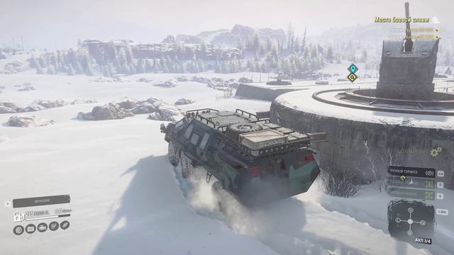 SnowRunner. Кольский полуостров. Ковдозеро. Контракт «Места боевой славы». смотреть онлайн