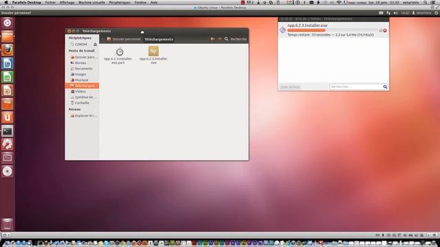 Linux Notepad++ installation de Notepad ++ éditeur de code gratuit Html Css php C++ python смотреть онлайн