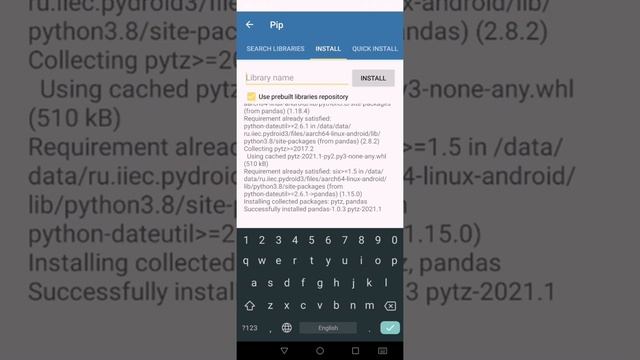 install python packages on your phone смотреть онлайн