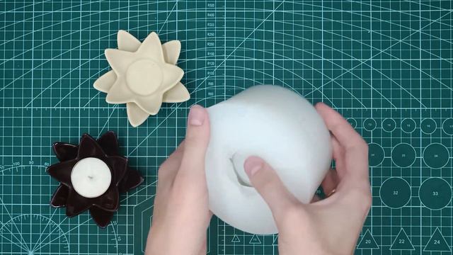 Силиконовый молд Лотос Подсвечник смотреть онлайн