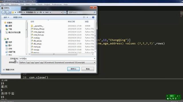 Python 数据库编程-5.sqlite3模块进级 смотреть онлайн