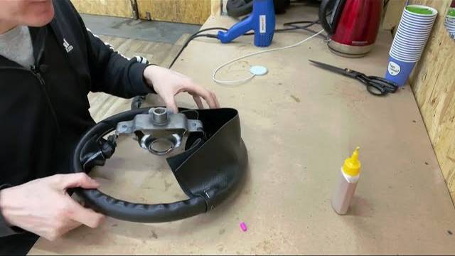 Перетяжка руля ВАЗ 2107 БАРС с косыми стыками, часть 2 смотреть онлайн