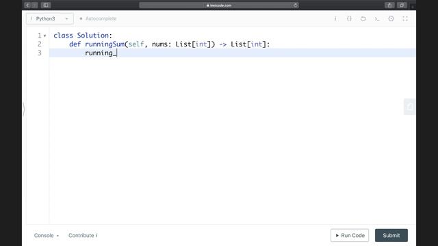LeetCode 1480. Running Sum of 1d Array | Python 刷題 | Coding Kevin смотреть онлайн
