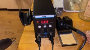 Обзор - тест!!!Паяльная станция 8586 !!!