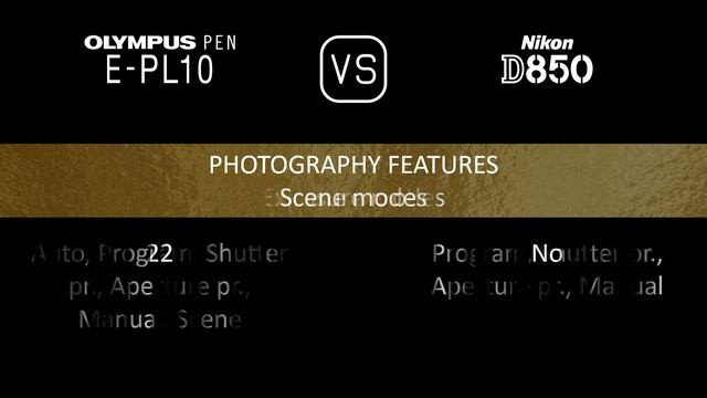 Olympus PEN E-PL10 vs. Nikon D850: A Comparison of Specifications смотреть онлайн