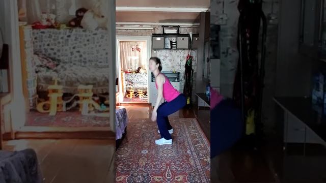 Интервальная тренировка, сжигает жир, поднимаем ягодицы и работаем с тазобедренными суставами? смотреть онлайн