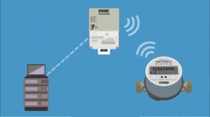 Счётчик воды электронный smart Метер