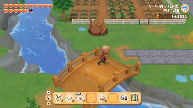 Playing Story of Seasons Pioneers of Olive Town! Getting to the third mine! смотреть онлайн