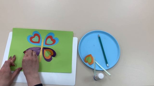 Аппликация "Бабочка" смотреть онлайн