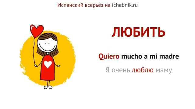 Глагол QUERER смотреть онлайн