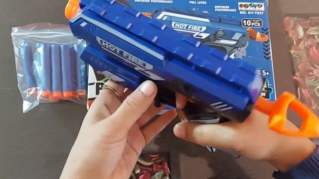 Blaze Storm Soft Bullet Gun Shooting Gun Review | Kids Toy Gun Review in Hindi смотреть онлайн