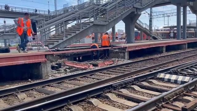 Восстановление ЖД платформы. Владивосток.